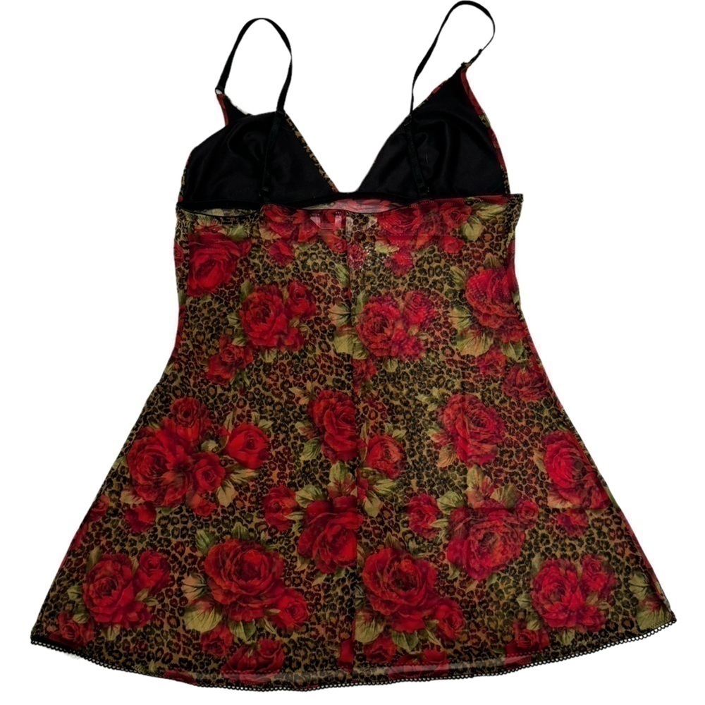 Victoria's Secret Red Rose & Leopard Chemise - Picture 6 of 6